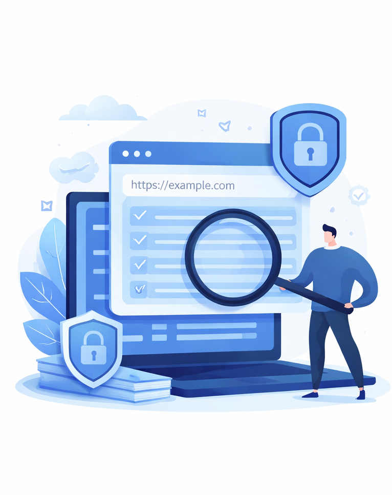 Security headers scan results showing letter grades and header analysis