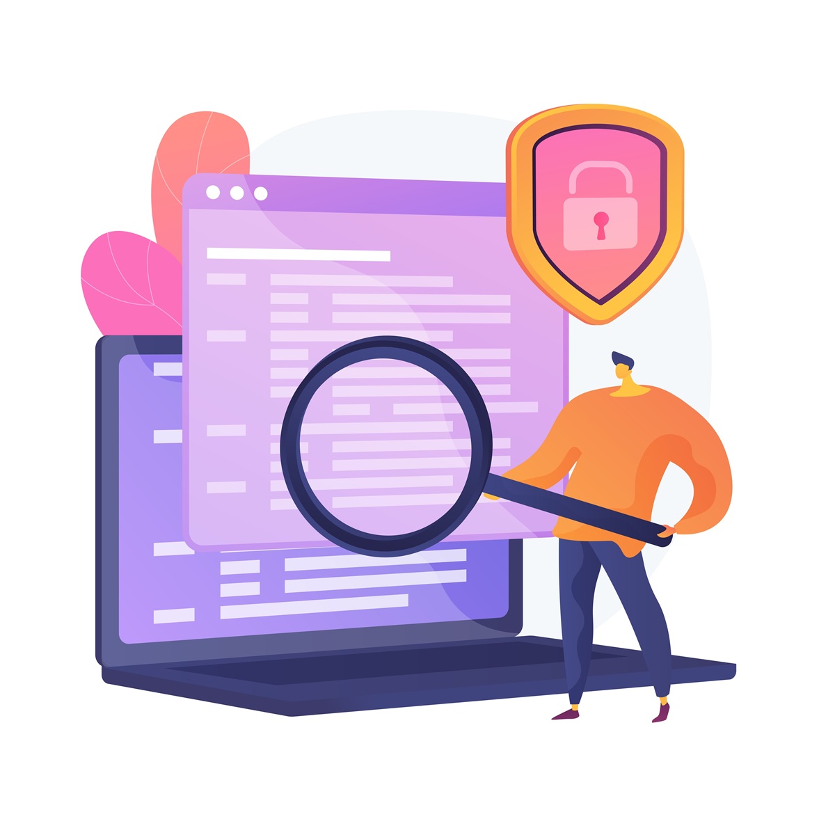Security audit dashboard showing website vulnerability assessment